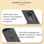 Beluni Fit 443 chave de emergência e trinco de privacidade