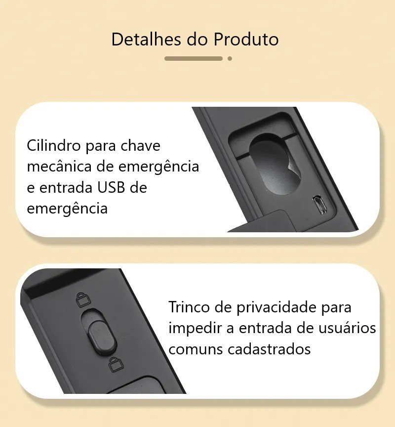 Beluni Fit 443 chave de emergência e trinco de privacidade Beluni Fit 443 chave de emergência e trinco de privacidade